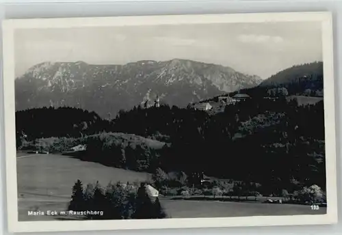 Bergen Chiemgau Bergen Oberbayern Wallfahrtsort Maria Eck Rauschberg x 1933 / Bergen /Traunstein LKR