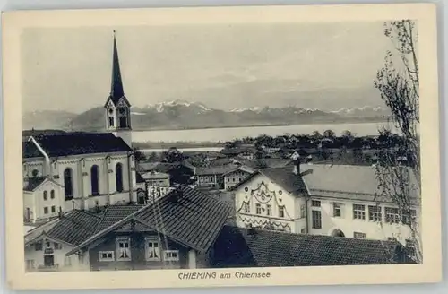 Chieming Chiemsee Chieming  ungelaufen ca. 1920 / Chieming /Traunstein LKR