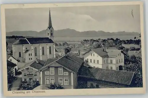 Chieming Chiemsee Chieming  ungelaufen ca. 1920 / Chieming /Traunstein LKR