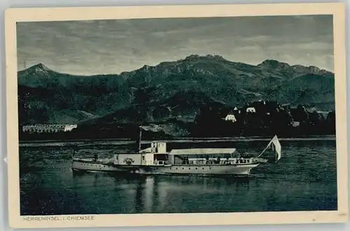 Chieming Chiemsee Chieming Herreninsel x 1920 / Chieming /Traunstein LKR