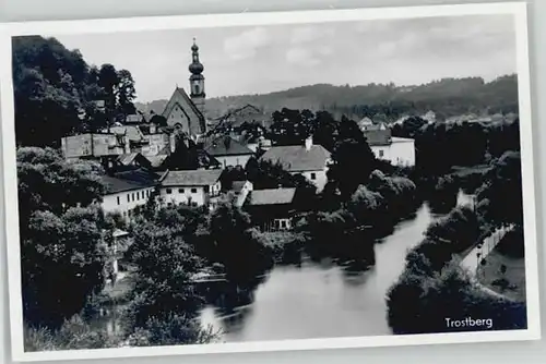 Trostberg Trostberg  ungelaufen ca. 1955 / Trostberg /Traunstein LKR