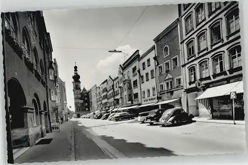 Trostberg Trostberg Hauptstrasse ungelaufen ca. 1955 / Trostberg /Traunstein LKR