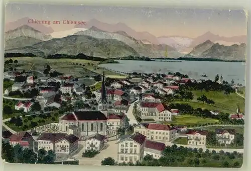 Chieming Chiemsee Chieming  x 1910 / Chieming /Traunstein LKR