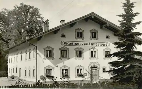 Chieming Chiemsee Chieming Gasthaus Metzgerei zum Unterwirt   / Chieming /Traunstein LKR