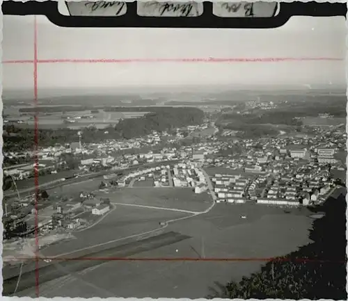 Trostberg Fliegeraufnahme o 1968