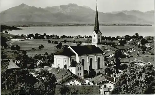 Chieming Chiemsee Chieming Hochplatte Kampenwand ungelaufen ca. 1965 / Chieming /Traunstein LKR