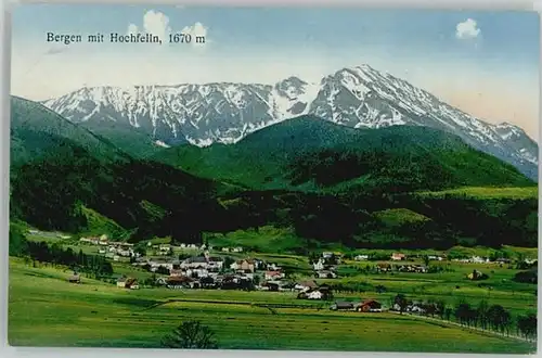 Bergen Chiemgau Bergen Oberbayern  x 1925 / Bergen /Traunstein LKR