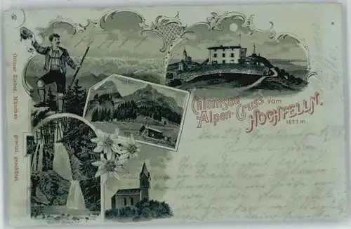 Bergen Chiemgau Bergen Oberbayern Hochfelln Hasu Bruenling-Alm Wasserfall x 1898 / Bergen /Traunstein LKR