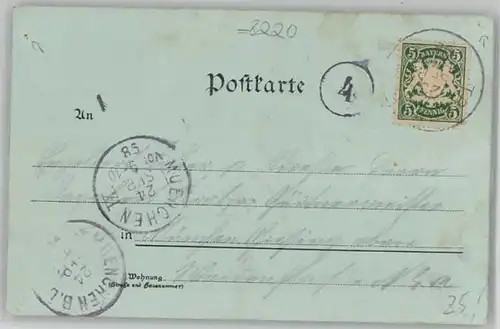 Bergen Chiemgau Bergen Oberbayern Hochfelln Hasu Bruenling-Alm Wasserfall x 1898 / Bergen /Traunstein LKR