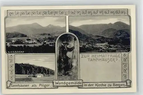 Siegsdorf Oberbayern Siegsdorf Oberbayern  ungelaufen ca. 1920 / Siegsdorf /Traunstein LKR