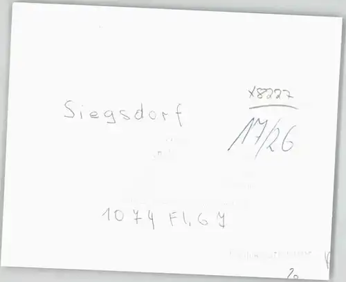 Siegsdorf Oberbayern Fliegeraufnahme o 1967