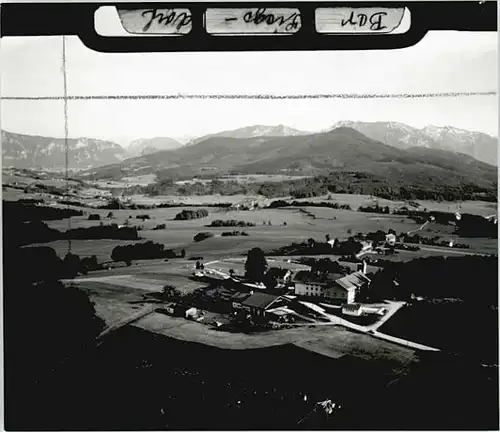 Siegsdorf Oberbayern Fliegeraufnahme o 1966