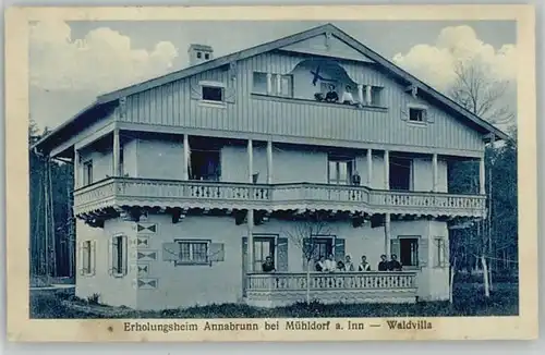 Muehldorf Inn Erholungsheim Annabrunn Waldvilla x 1924