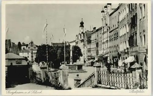 Burghausen Salzach Burghausen Salzach  ungelaufen ca. 1920 / Burghausen /Altoetting LKR