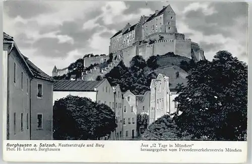 Burghausen Salzach Burghausen Salzach  ungelaufen ca. 1920 / Burghausen /Altoetting LKR