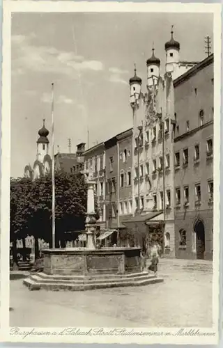 Burghausen Salzach Burghausen Salzach  ungelaufen ca. 1930 / Burghausen /Altoetting LKR