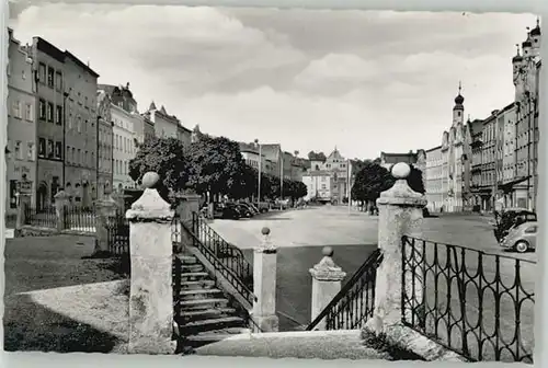 Burghausen Salzach Burghausen Salzach  ungelaufen ca. 1955 / Burghausen /Altoetting LKR