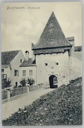 Burghausen Salzach Burghausen Salzach Woehrturm ungelaufen ca. 1910 / Burghausen /Altoetting LKR