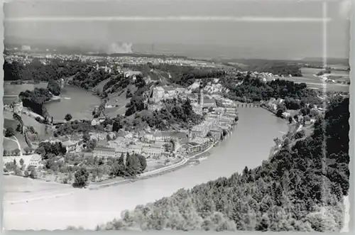Burghausen Salzach Fliegeraufnahme o 1957