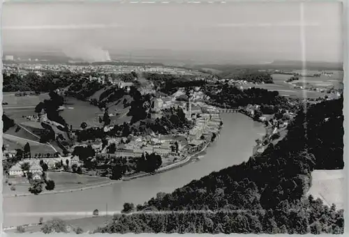 Burghausen Salzach Fliegeraufnahme o 1957