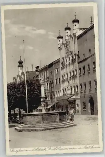 Burghausen Salzach Marblebrunnen x 1932