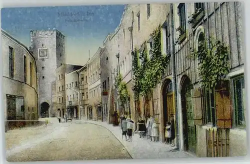 Muehldorf Inn Muehldorf Inn Fabrikstrasse ungelaufen ca. 1920 / Muehldorf a.Inn /Muehldorf Inn LKR