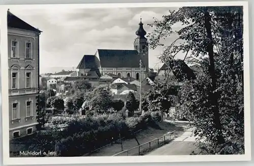 Muehldorf Inn Muehldorf Inn  ungelaufen ca. 1955 / Muehldorf a.Inn /Muehldorf Inn LKR