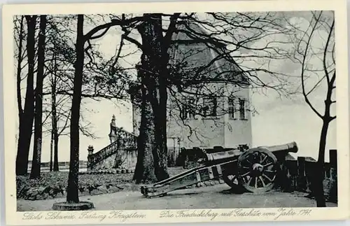 Koenigstein Saechsische Schweiz Koenigstein Saechsische Schweiz  ungelaufen ca. 1920 / Koenigstein Saechsische Schweiz /Saechsische Schweiz-Osterzgebirge LKR