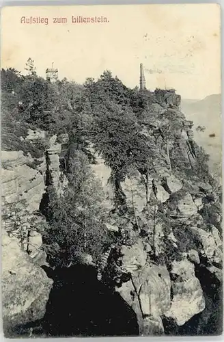 Koenigstein Saechsische Schweiz Lilienstein x 1910