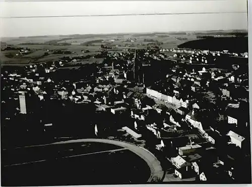 Eggenfelden Eggenfelden Fliegeraufnahme ungelaufen ca. 1965 / Eggenfelden /Rottal-Inn LKR