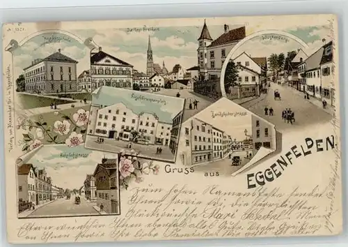 Eggenfelden Fischbrunnen Platz Klosterberg Bahnhofstrasse x 1900