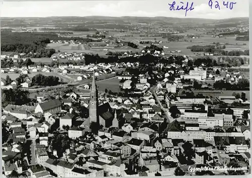 Eggenfelden Eggenfelden Fliegeraufnahme ungelaufen ca. 1965 / Eggenfelden /Rottal-Inn LKR