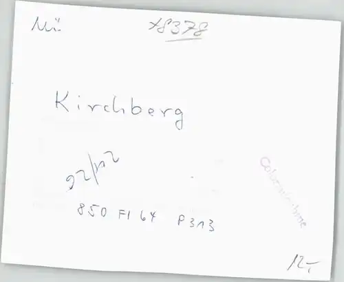 Kirchberg Fliegeraufnahme o 1964