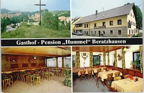 Beratzhausen Gasthof Pension Hummel x 1989