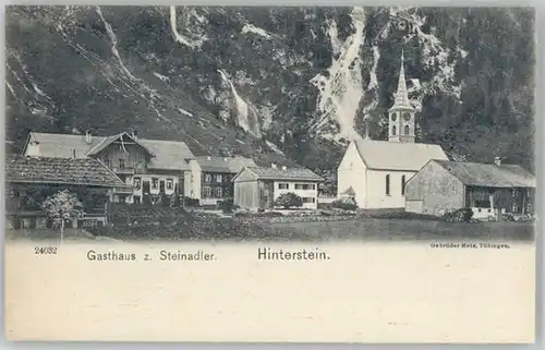 Hinterstein Bad Hindelang Hinterstein Gasthaus zum Steinadler * / Bad Hindelang /Oberallgaeu LKR