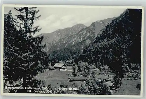 Hinterstein Bad Hindelang Hinterstein Gasthaus Giebelhaus x / Bad Hindelang /Oberallgaeu LKR