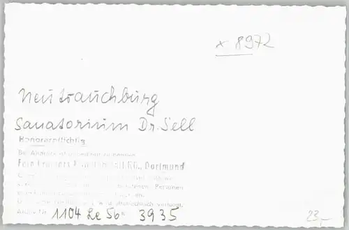 Neutrauchburg Sanatorium Dr. Sell *