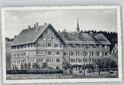 Weiler-Simmerberg Weiler Allgaeu Krankenhaus Rothach x / Weiler-Simmerberg /Lindau LKR