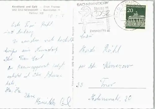 Bad Nenndorf Bad Nenndorf Cafe Erich Frenkel x / Bad Nenndorf /Schaumburg LKR