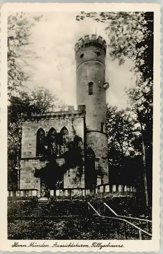 Hann. Muenden Hann. Muenden Tillyschanze Turm x / Hann. Muenden /Goettingen LKR