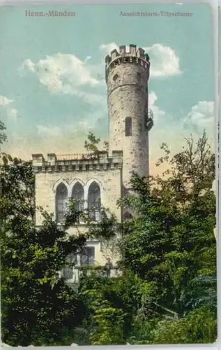 Hann. Muenden Hann. Muenden Tillyschanze Turm x / Hann. Muenden /Goettingen LKR