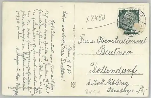 Cham Oberpfalz Redemptoristenkloster x 1935