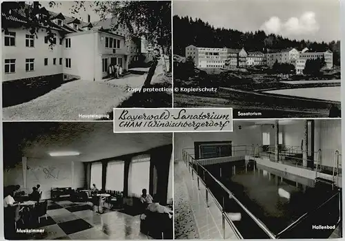 Cham Oberpfalz Bayerwald Sanatorium  x 1965