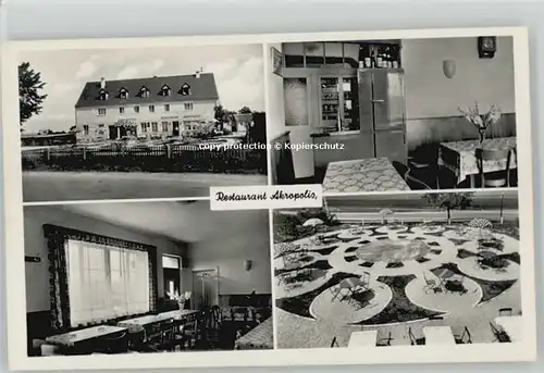 Fuerth Bayern Fuerth [Foto Schiessl] Restaurant Akropolis * 1940 / Fuerth /Fuerth LKR