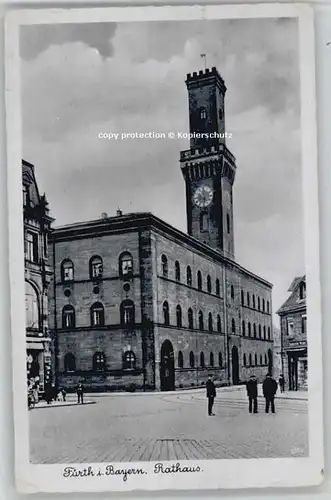 Fuerth Bayern Fuerth Rathaus x 1945 / Fuerth /Fuerth LKR