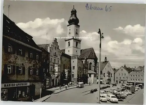 Cham Oberpfalz Cham Oberpfalz Marktplatz ungelaufen ca. 1965 / Cham /Cham LKR