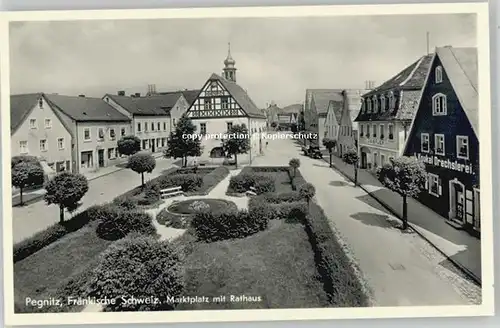 Pegnitz Marktplatz Rathaus * 1940