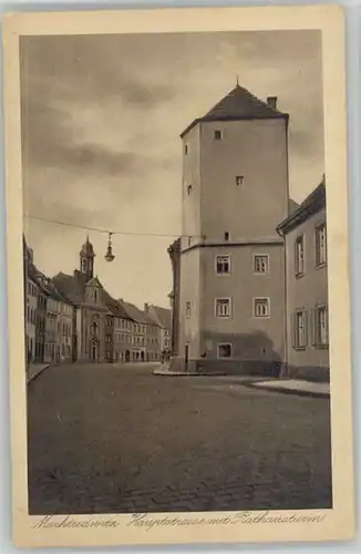 Marktredwitz Rathausturm Hauptstrasse * 1920