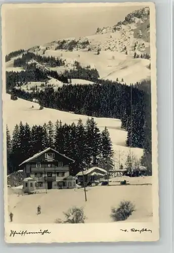 Wertach [Stempelabschlag Jungholz] Pfeiffermuehle x 1938