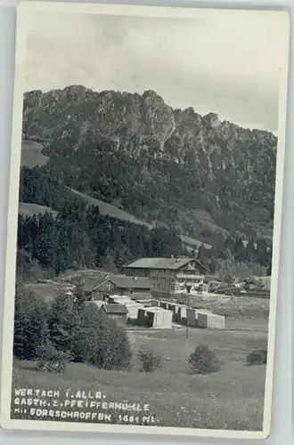 Wertach Gasthaus Pfeiffermuehle Sorgschroffen * 1940